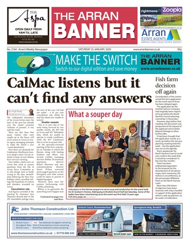 Arran Banner issue 25 January 2020