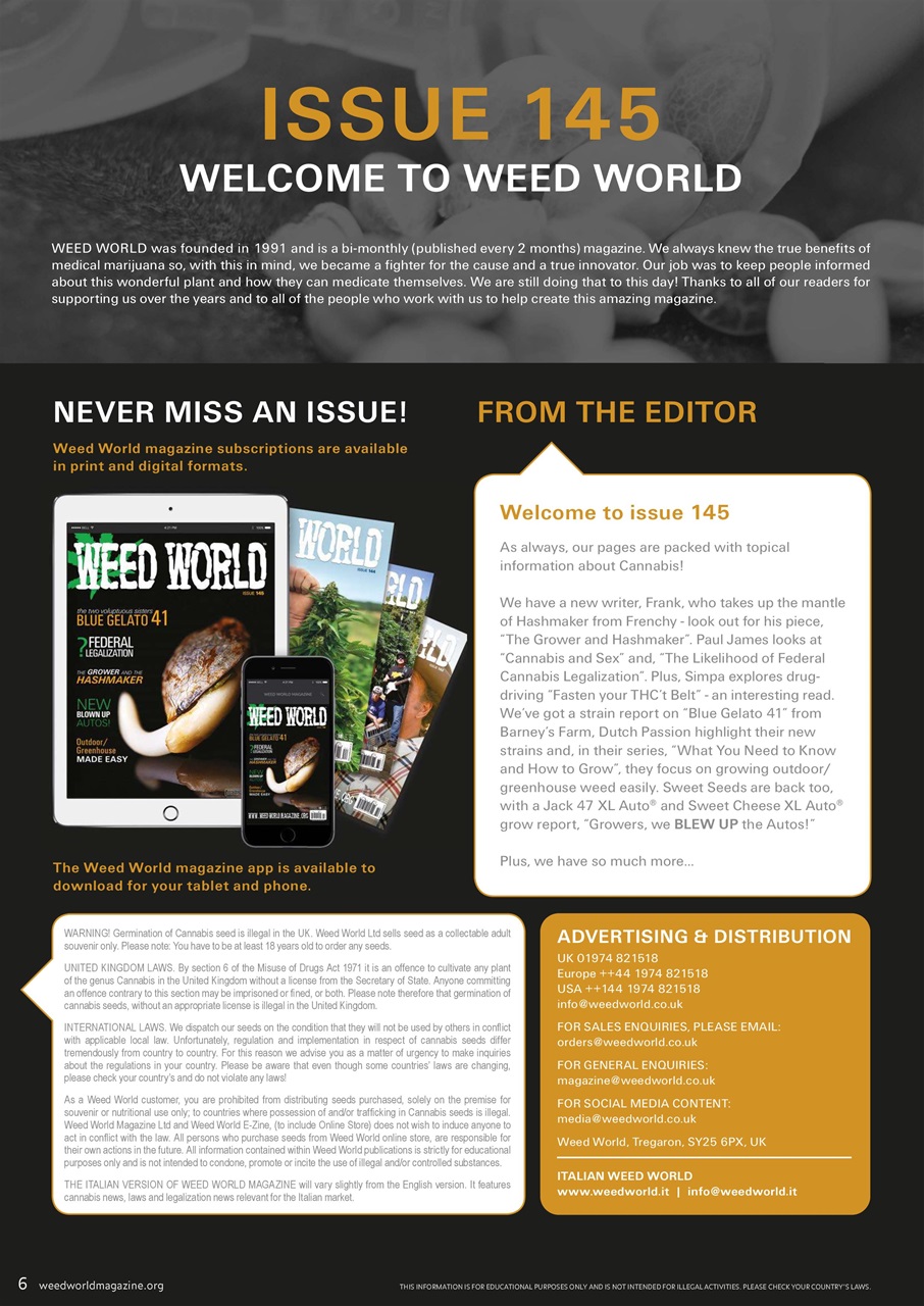 Weed World Preview Pages