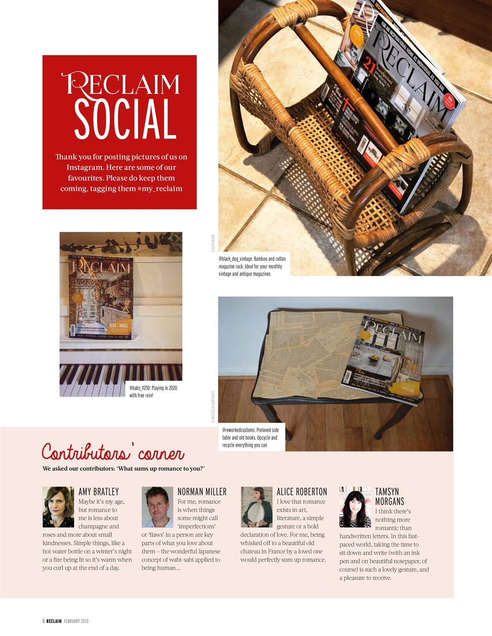 Reclaim Preview Pages