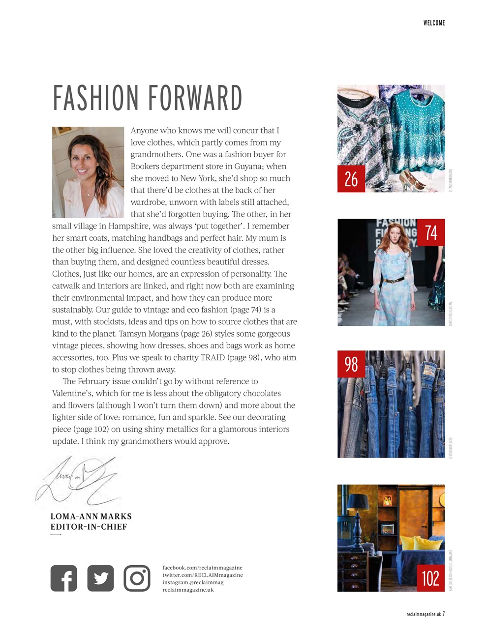 Reclaim Preview Pages