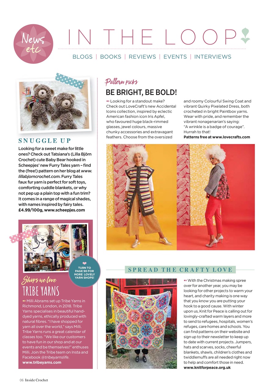 Inside Crochet Preview Pages