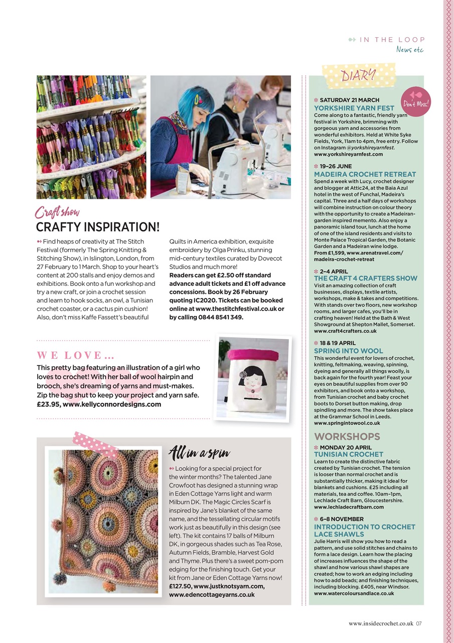 Inside Crochet Preview Pages