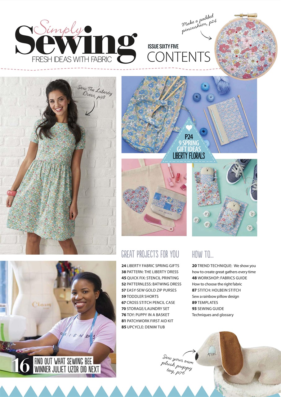 Simply Sewing Preview Pages