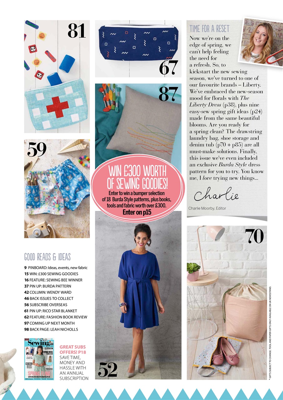 Simply Sewing Preview Pages