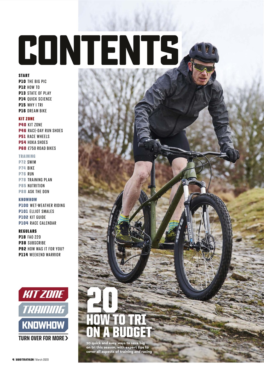 220 Triathlon Magazine Preview Pages