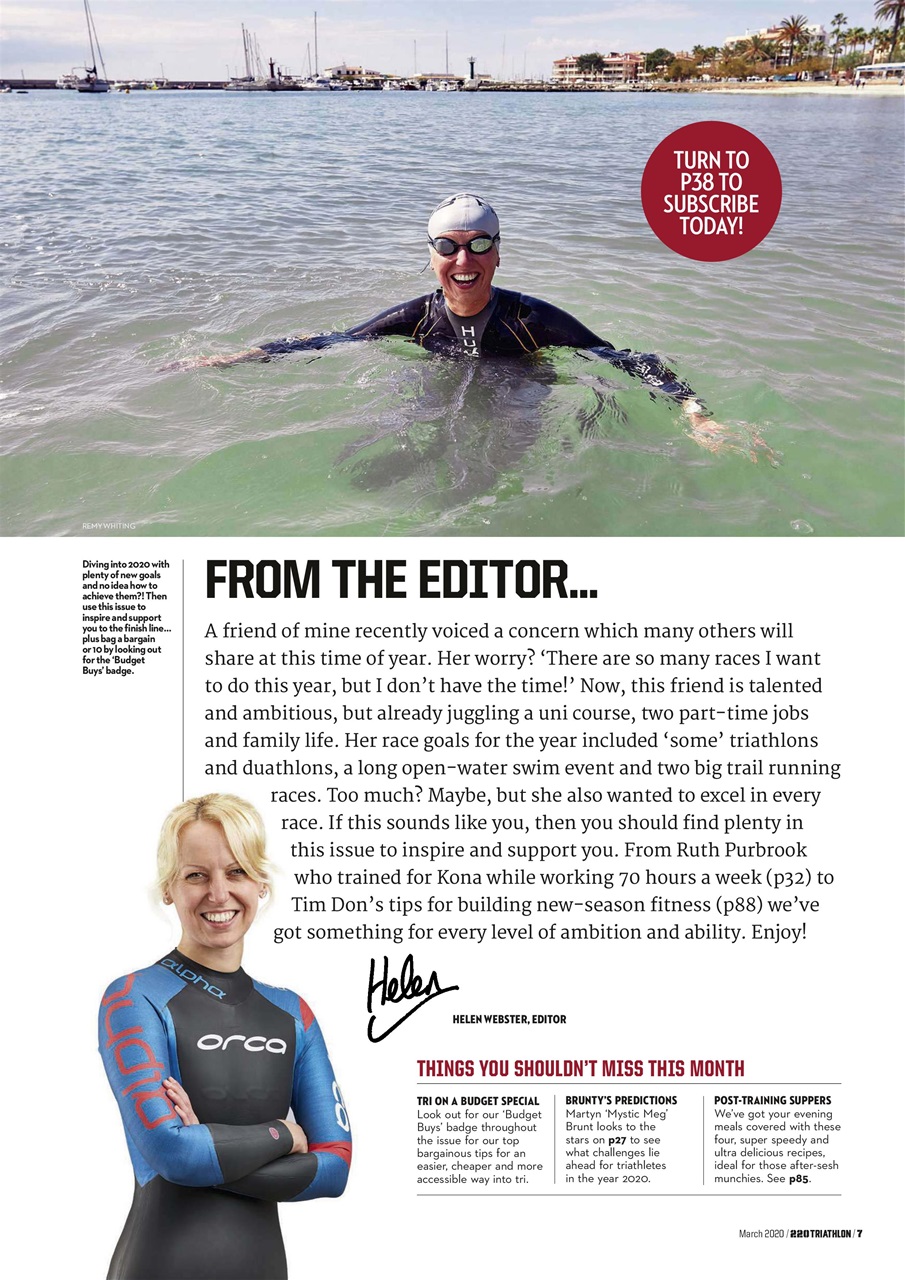 220 Triathlon Magazine Preview Pages