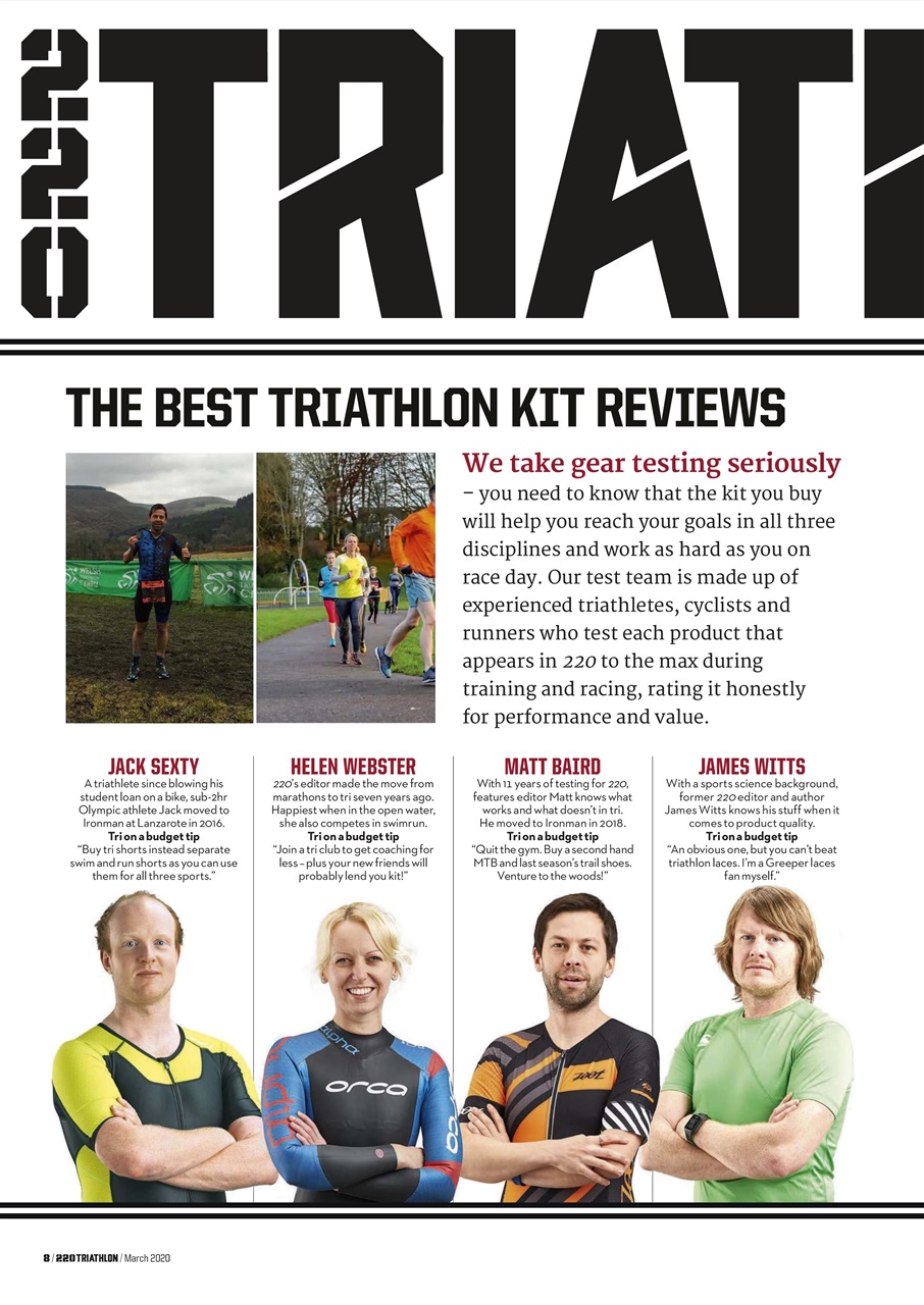 220 Triathlon Magazine Preview Pages