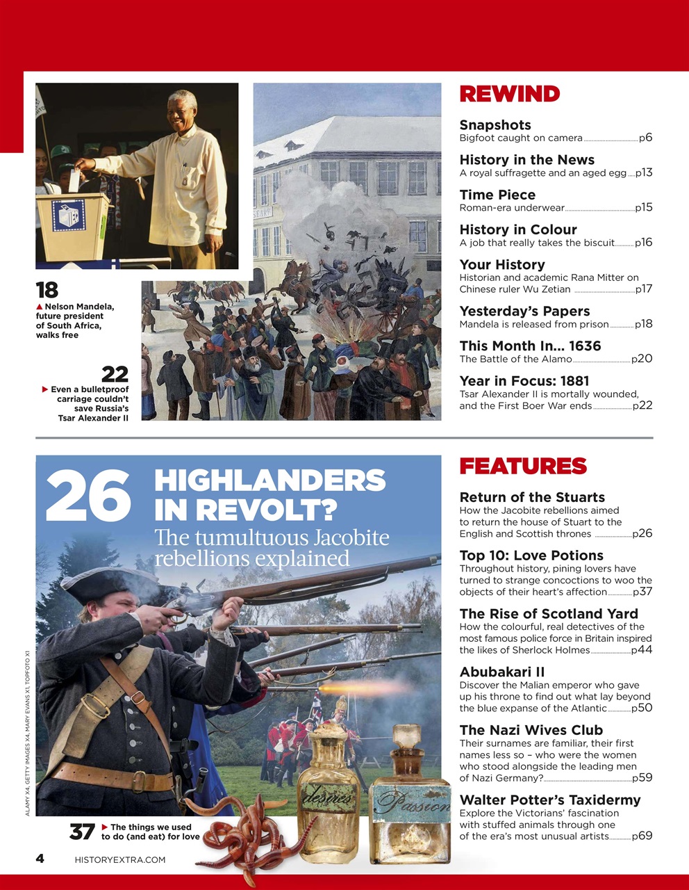 BBC History Revealed Magazine Preview Pages