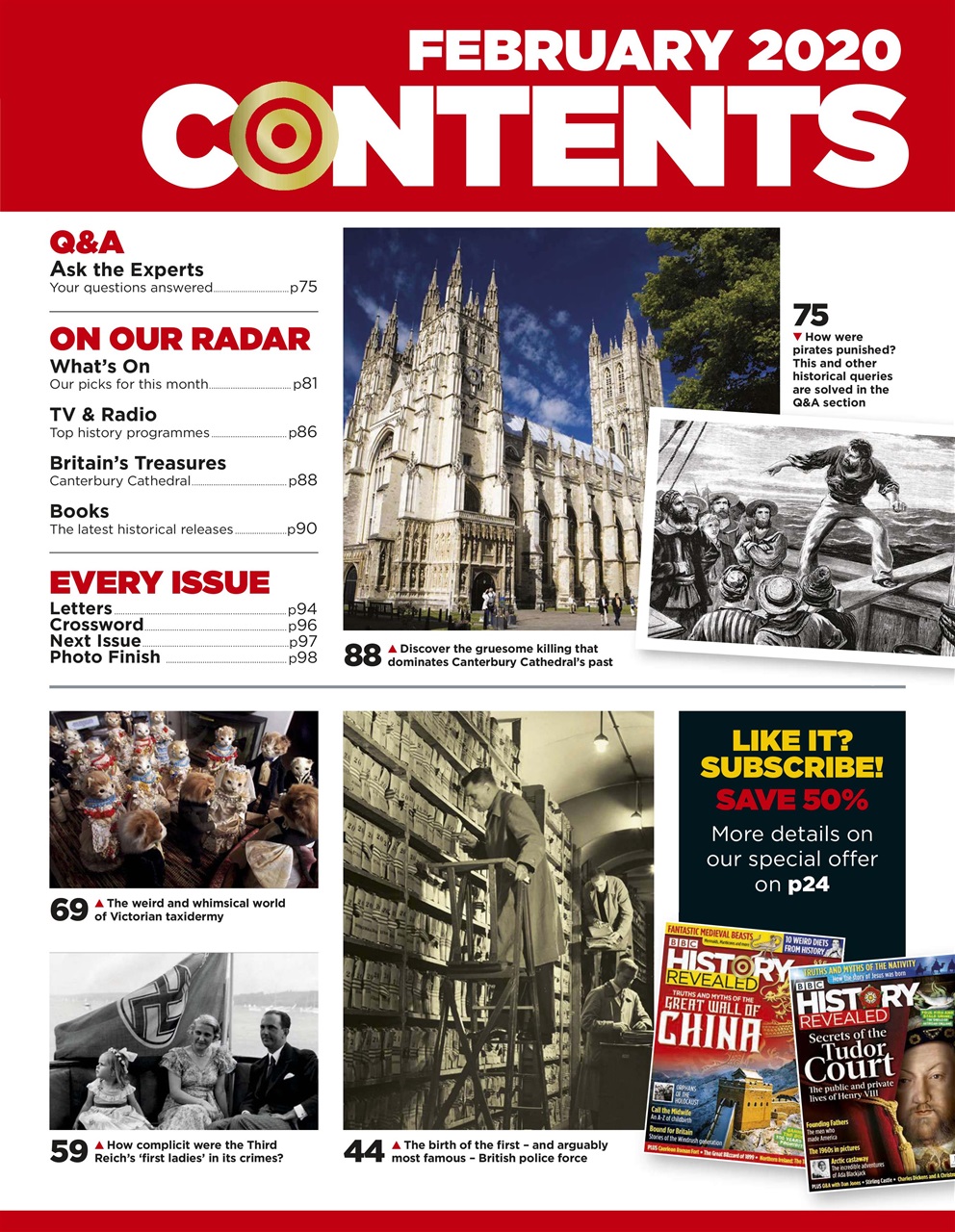 BBC History Revealed Magazine Preview Pages