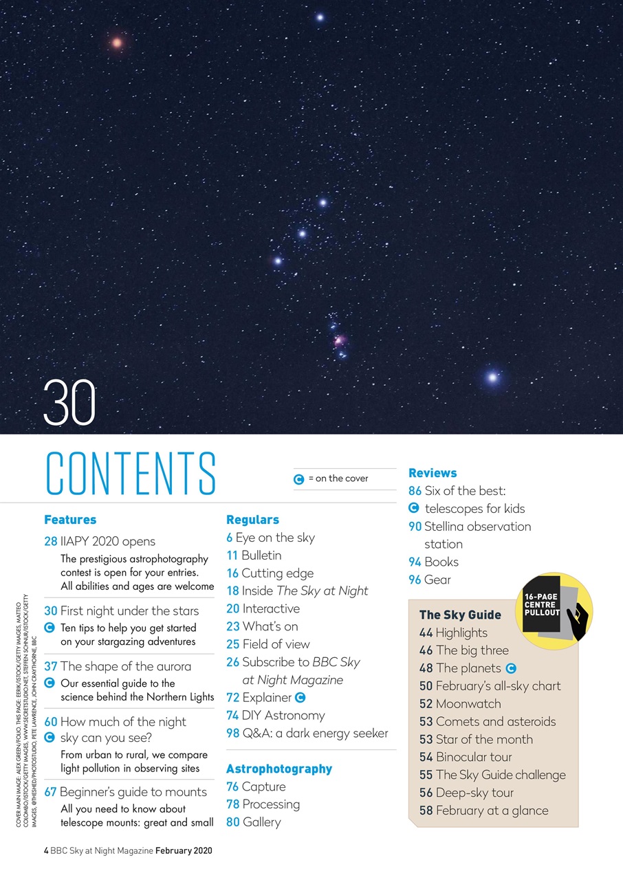 BBC Sky at Night Magazine Preview Pages