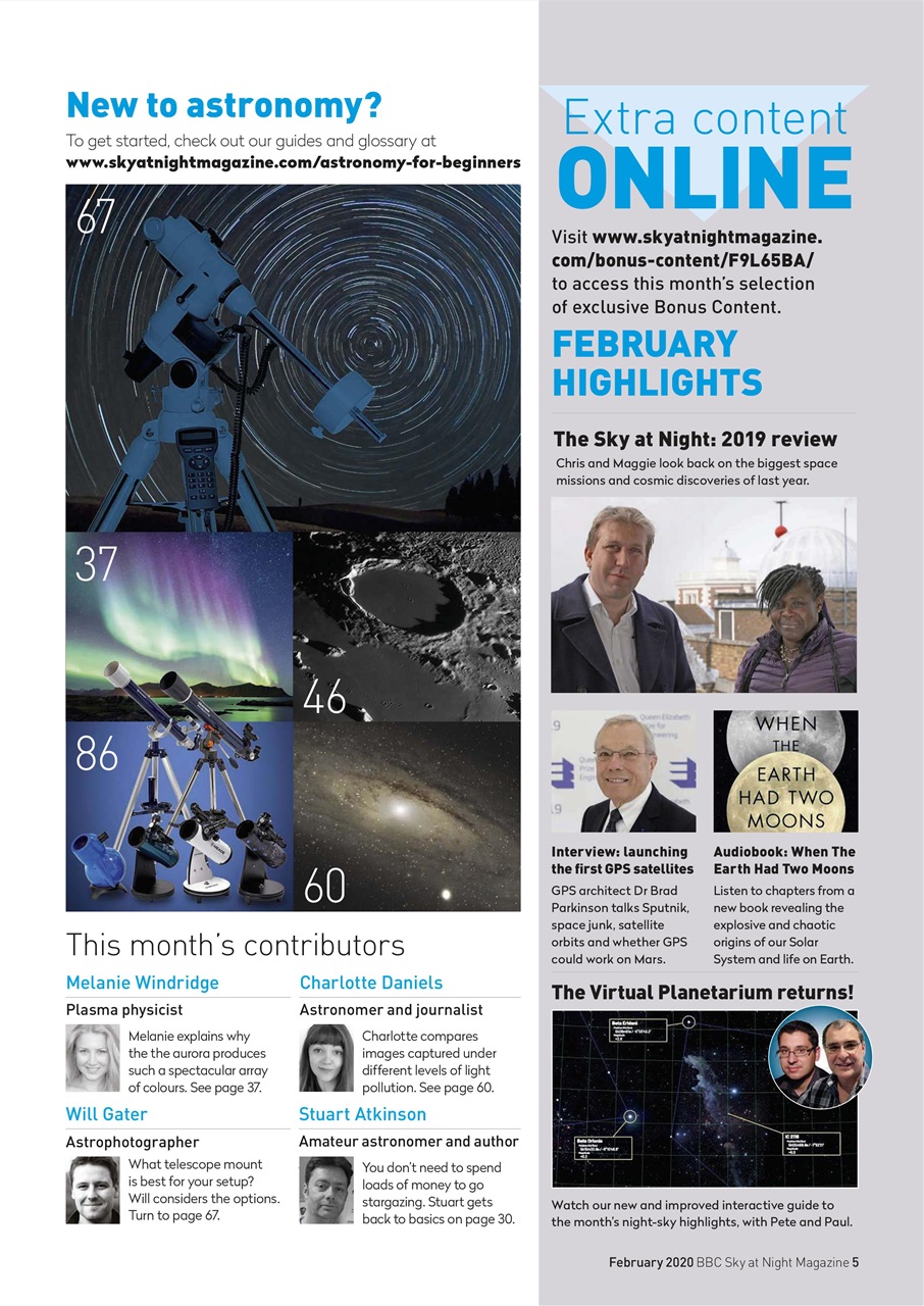 BBC Sky at Night Magazine Preview Pages