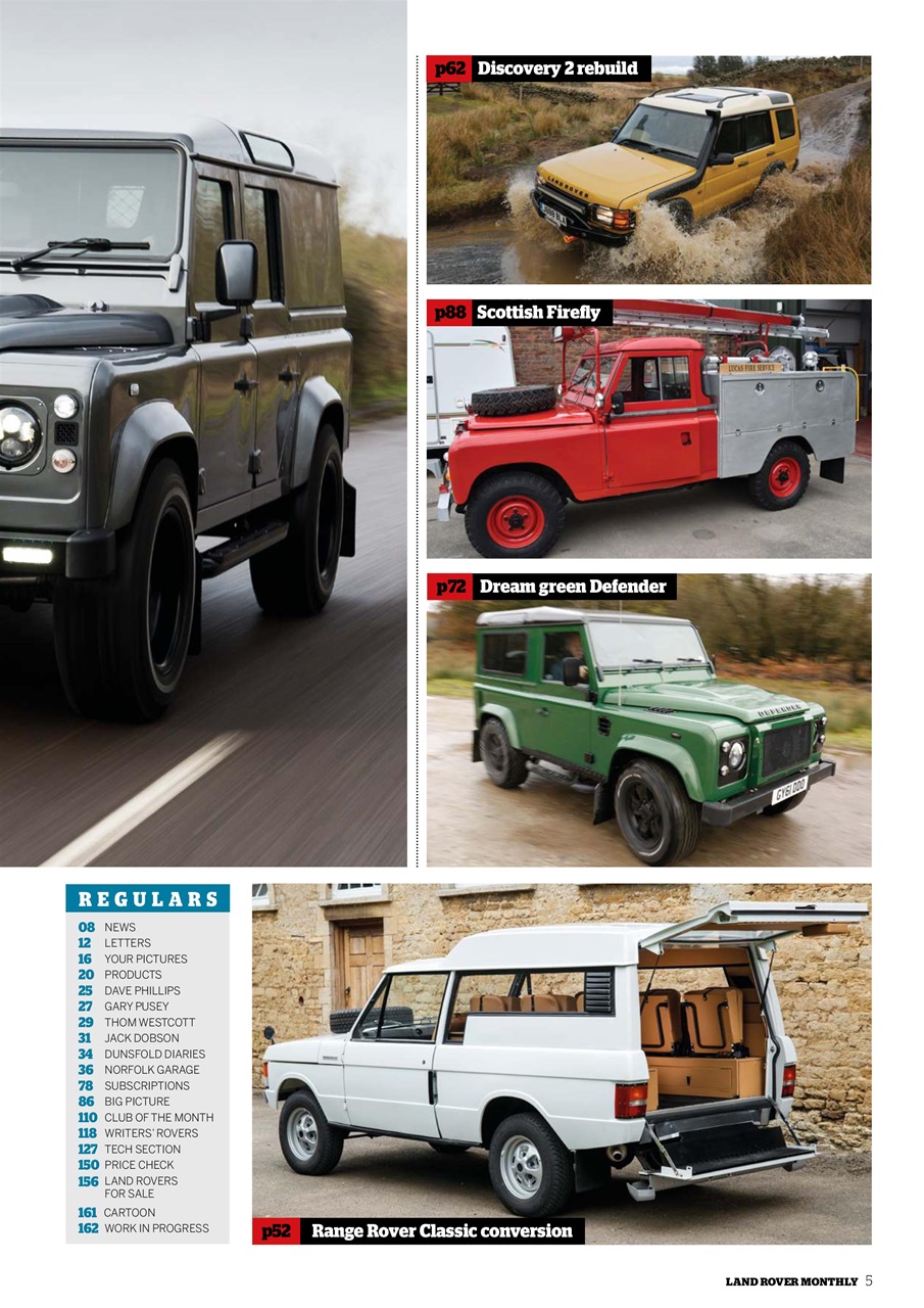 Land Rover Monthly Preview Pages