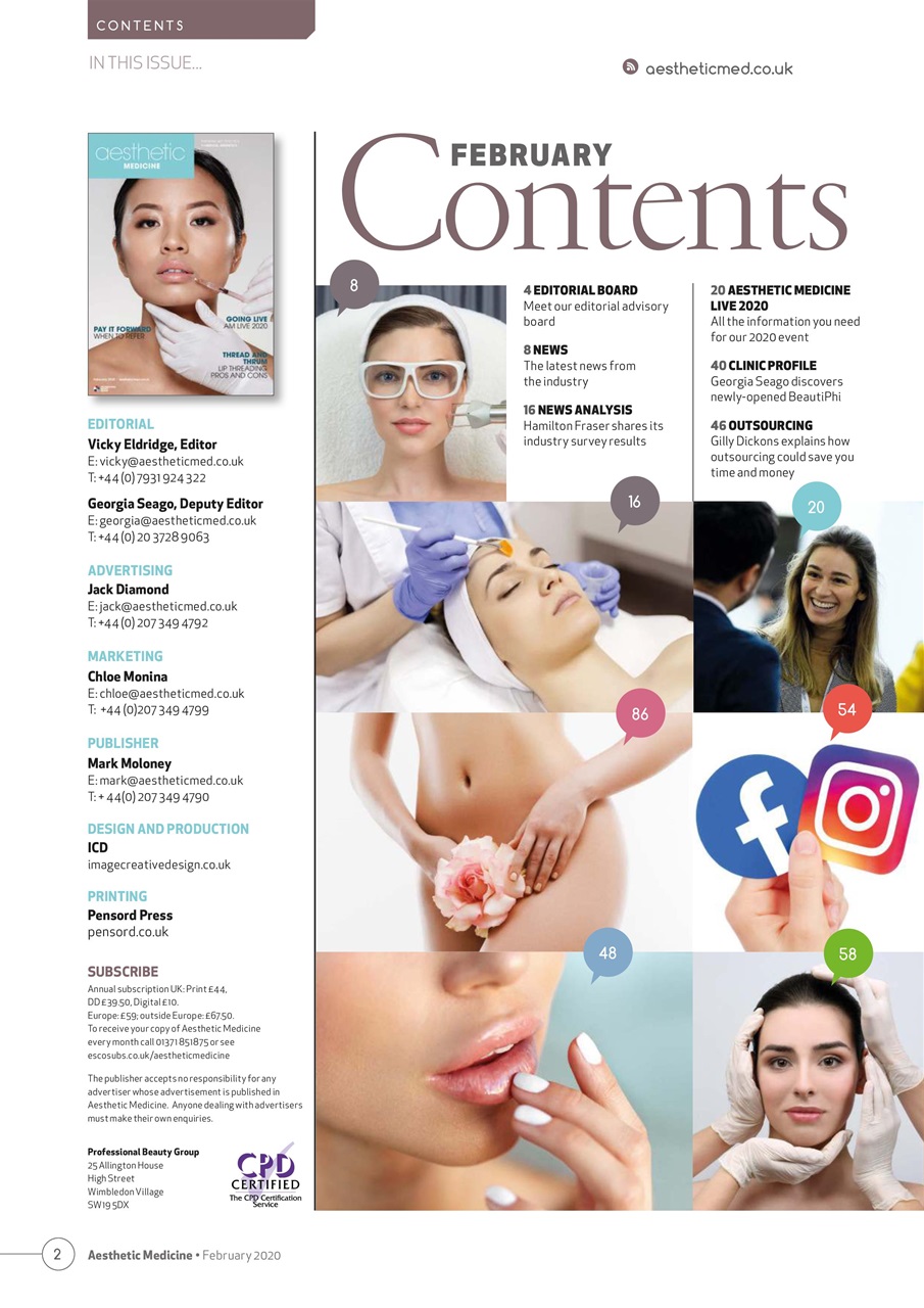 Aesthetic Medicine Preview Pages