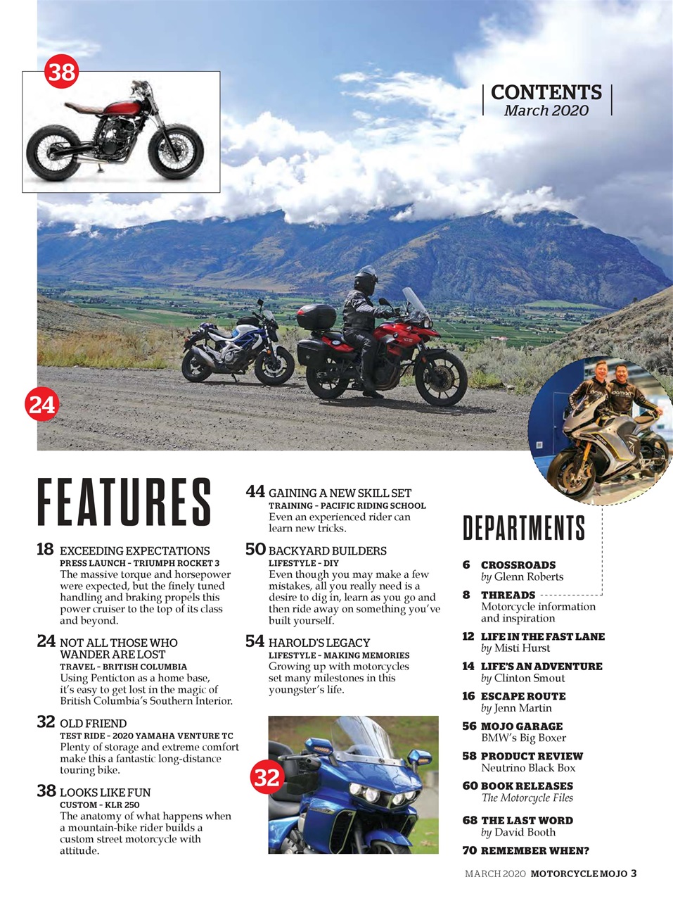 Motorcycle Mojo Preview Pages