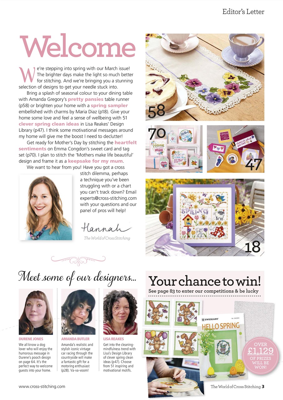 The World of Cross Stitching Preview Pages