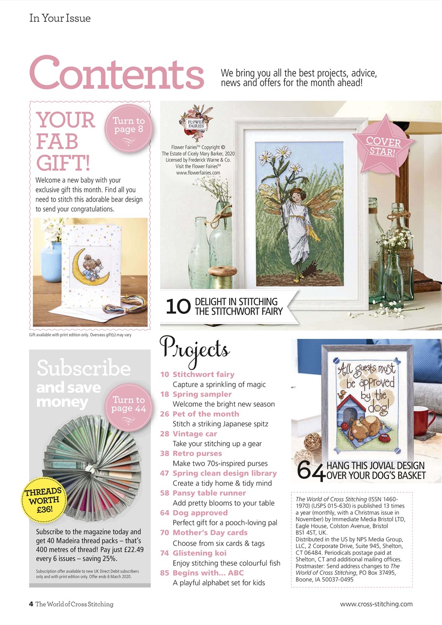 The World of Cross Stitching Preview Pages