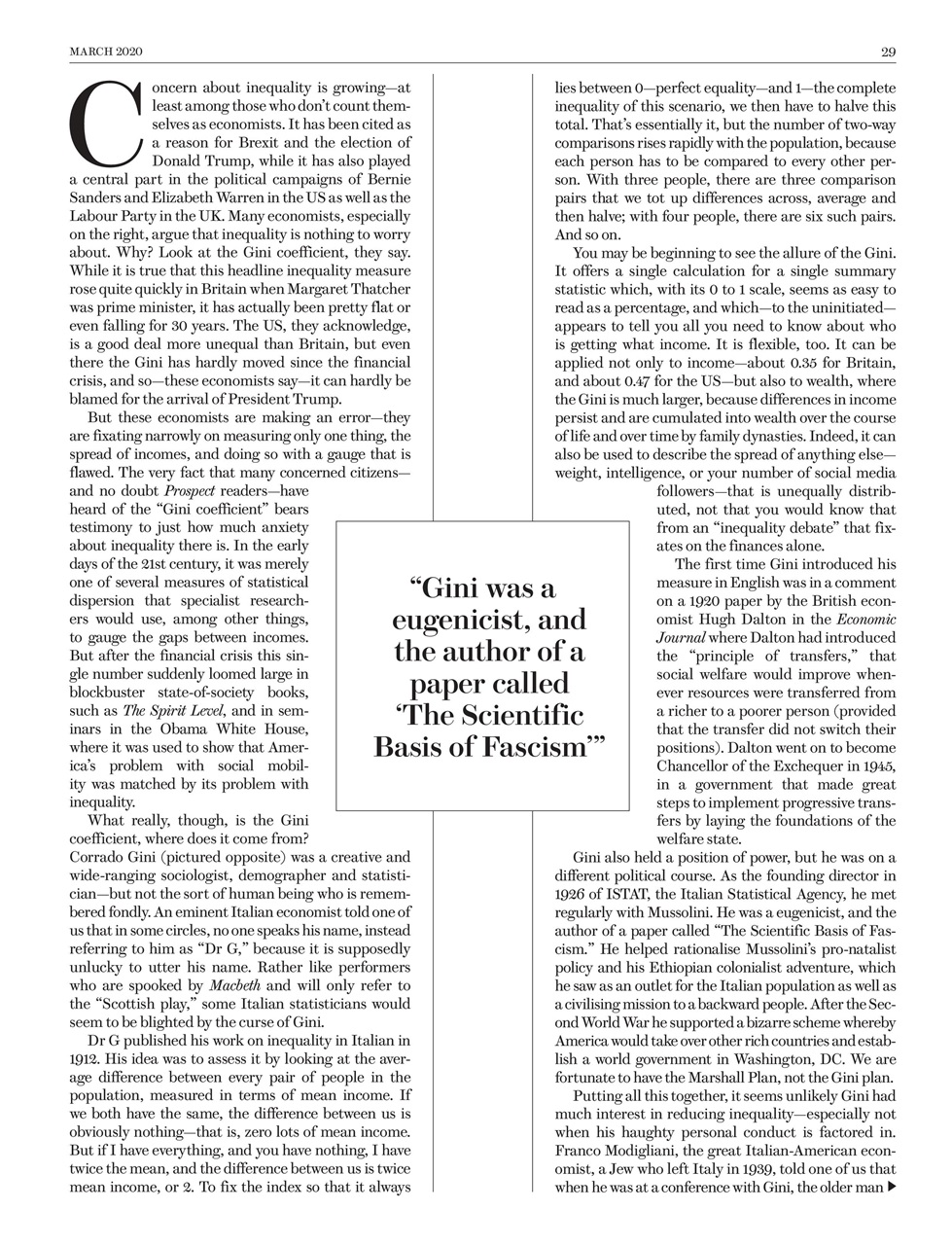 Prospect Magazine Preview Pages