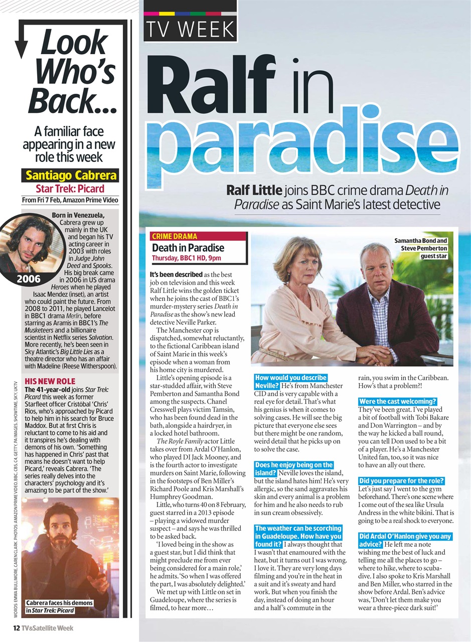 TV & Satellite Week Preview Pages