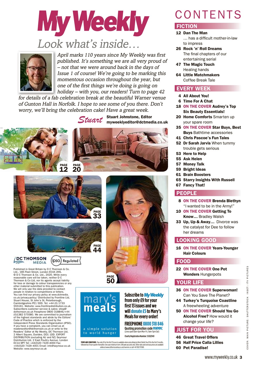 My Weekly Preview Pages