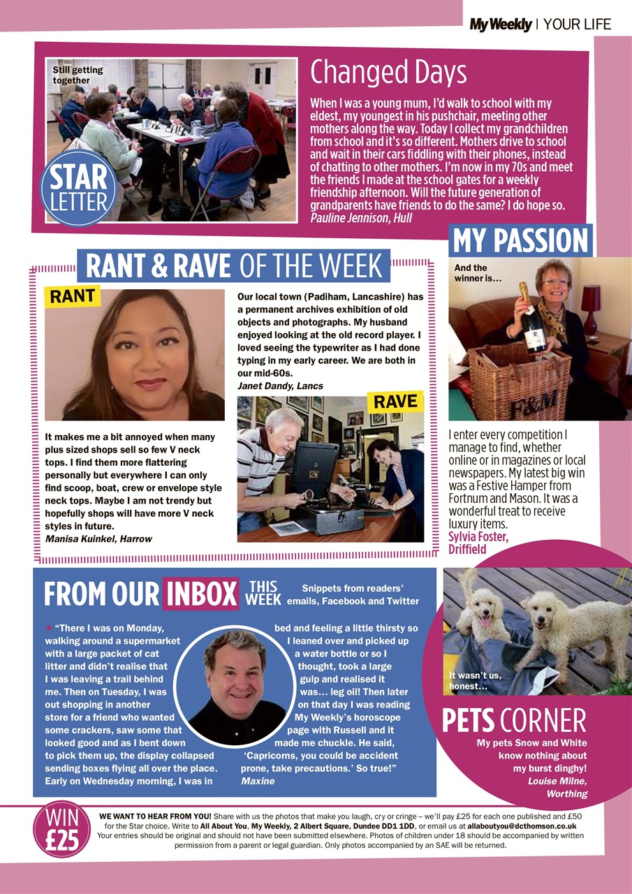 My Weekly Preview Pages