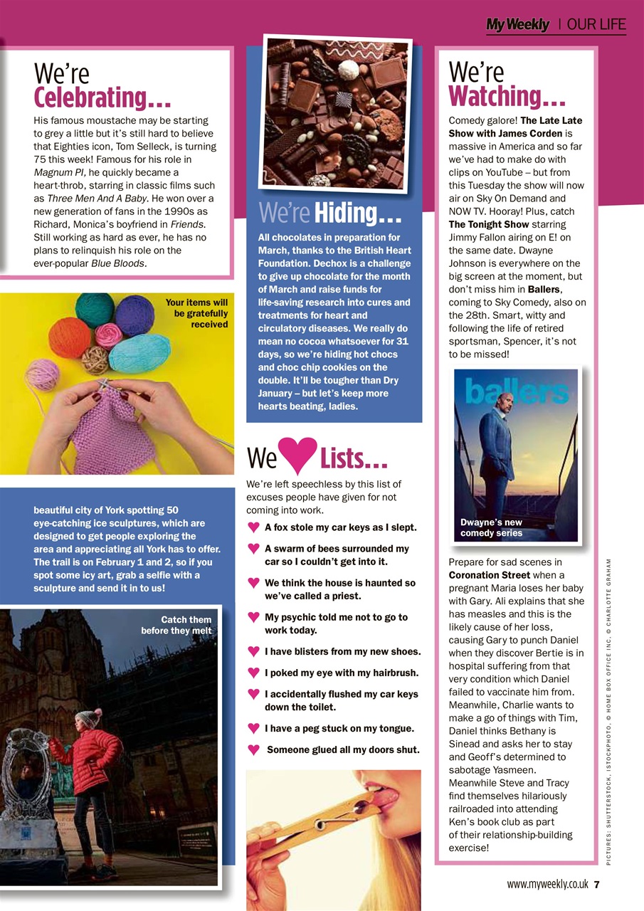 My Weekly Preview Pages