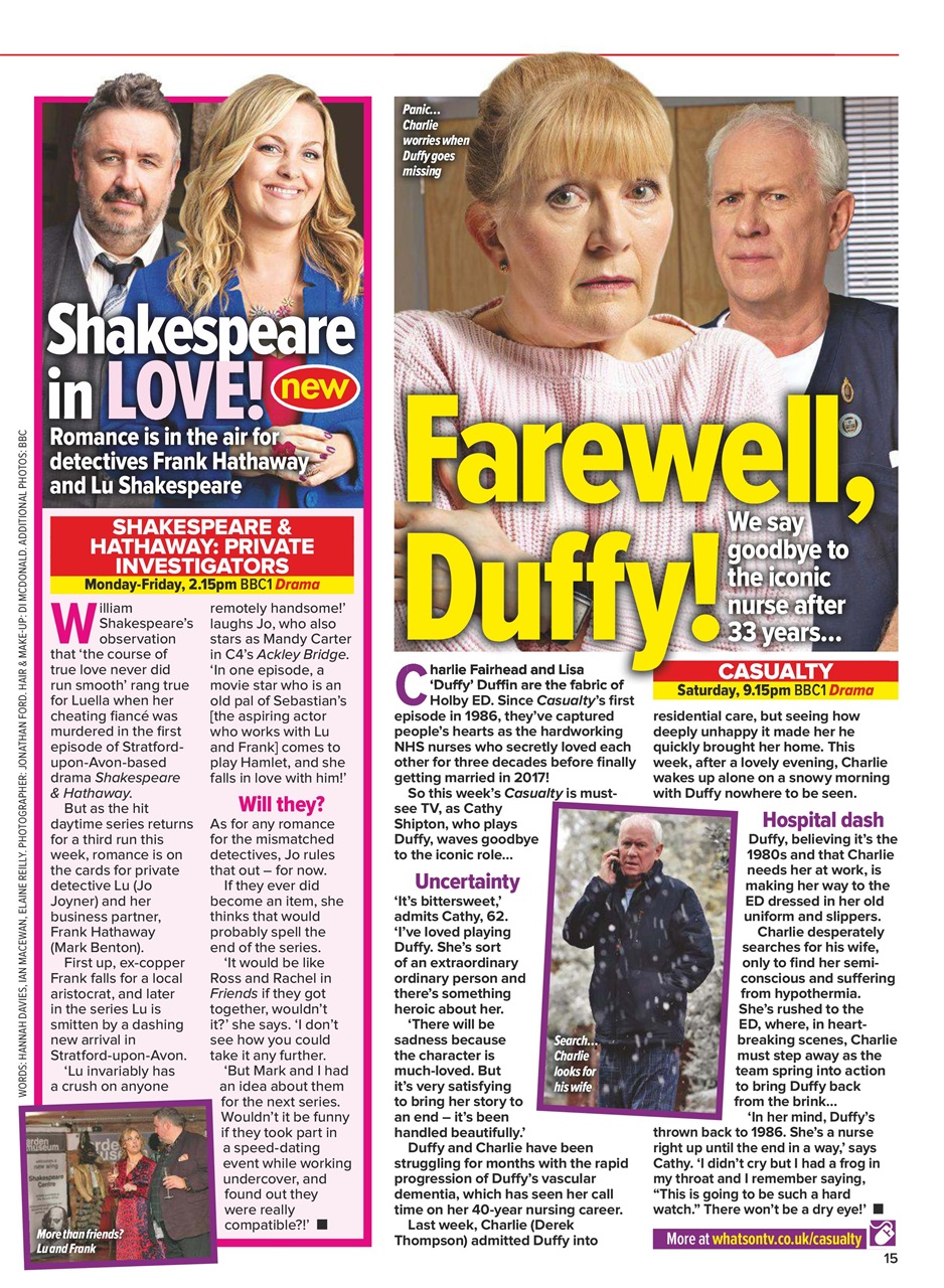 What's on TV Preview Pages