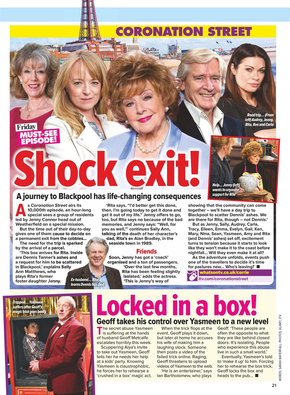 What's on TV Preview Pages