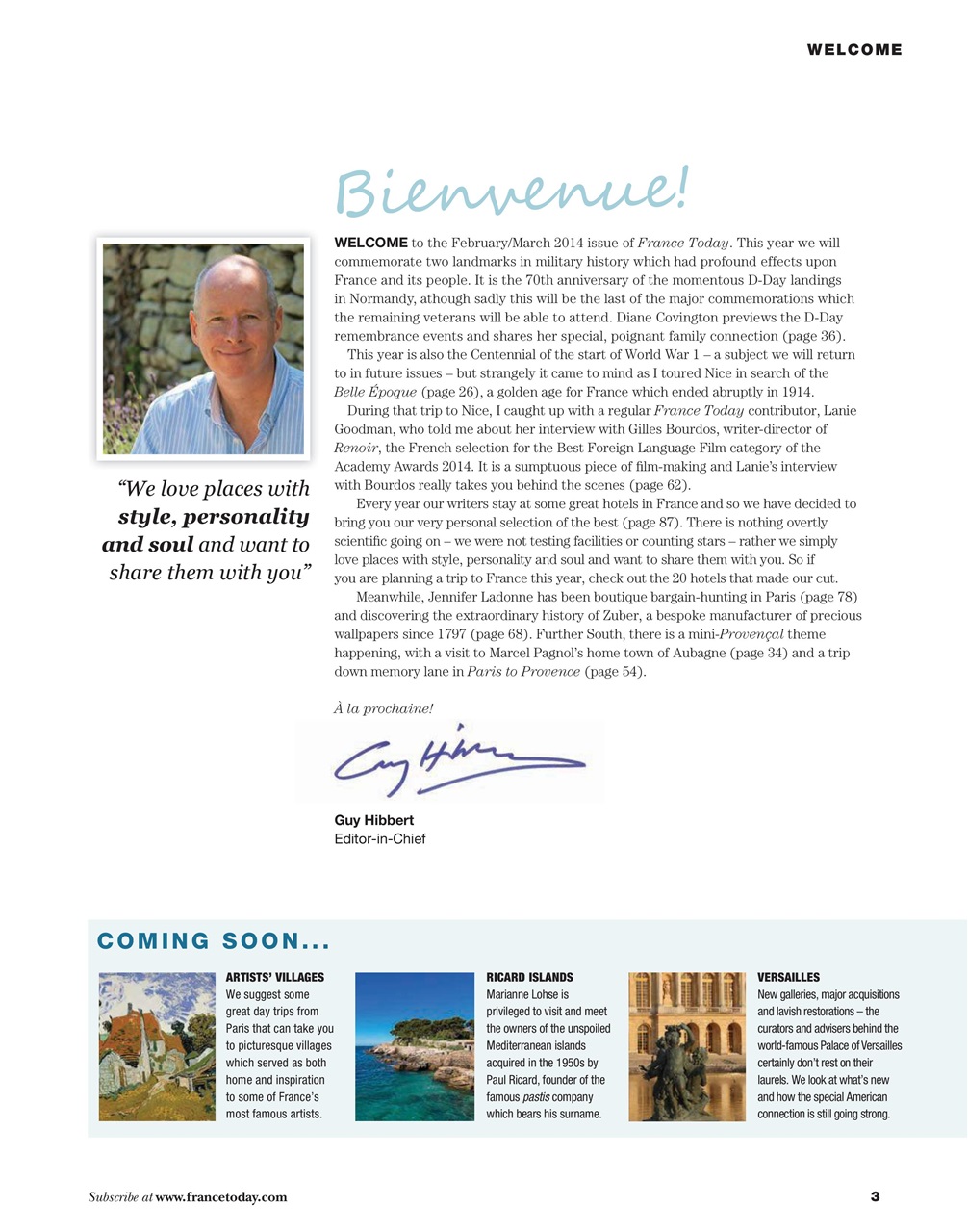 France Today Preview Pages