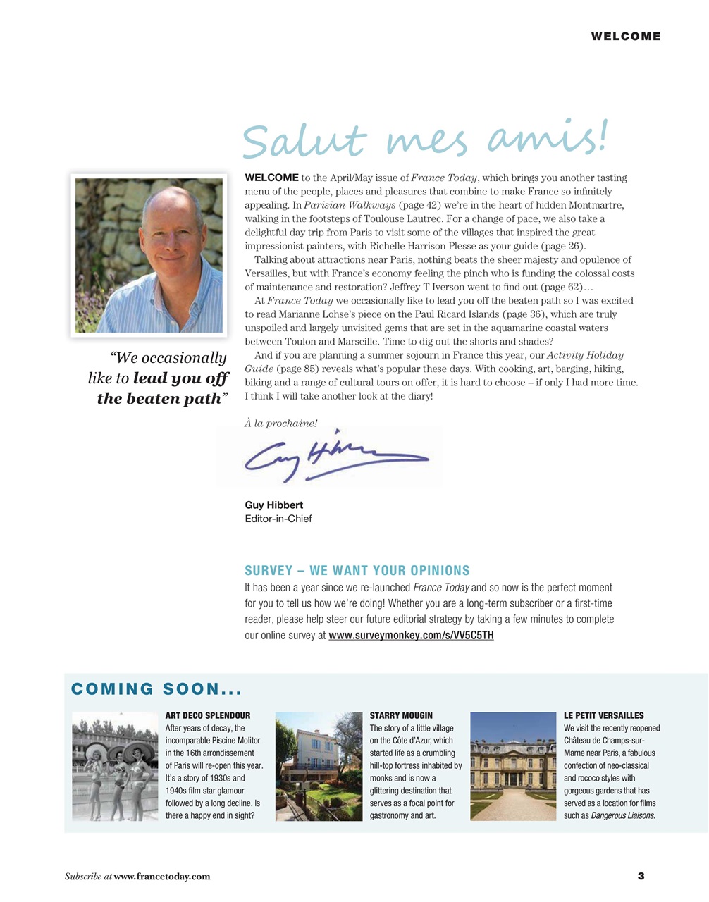 France Today Preview Pages