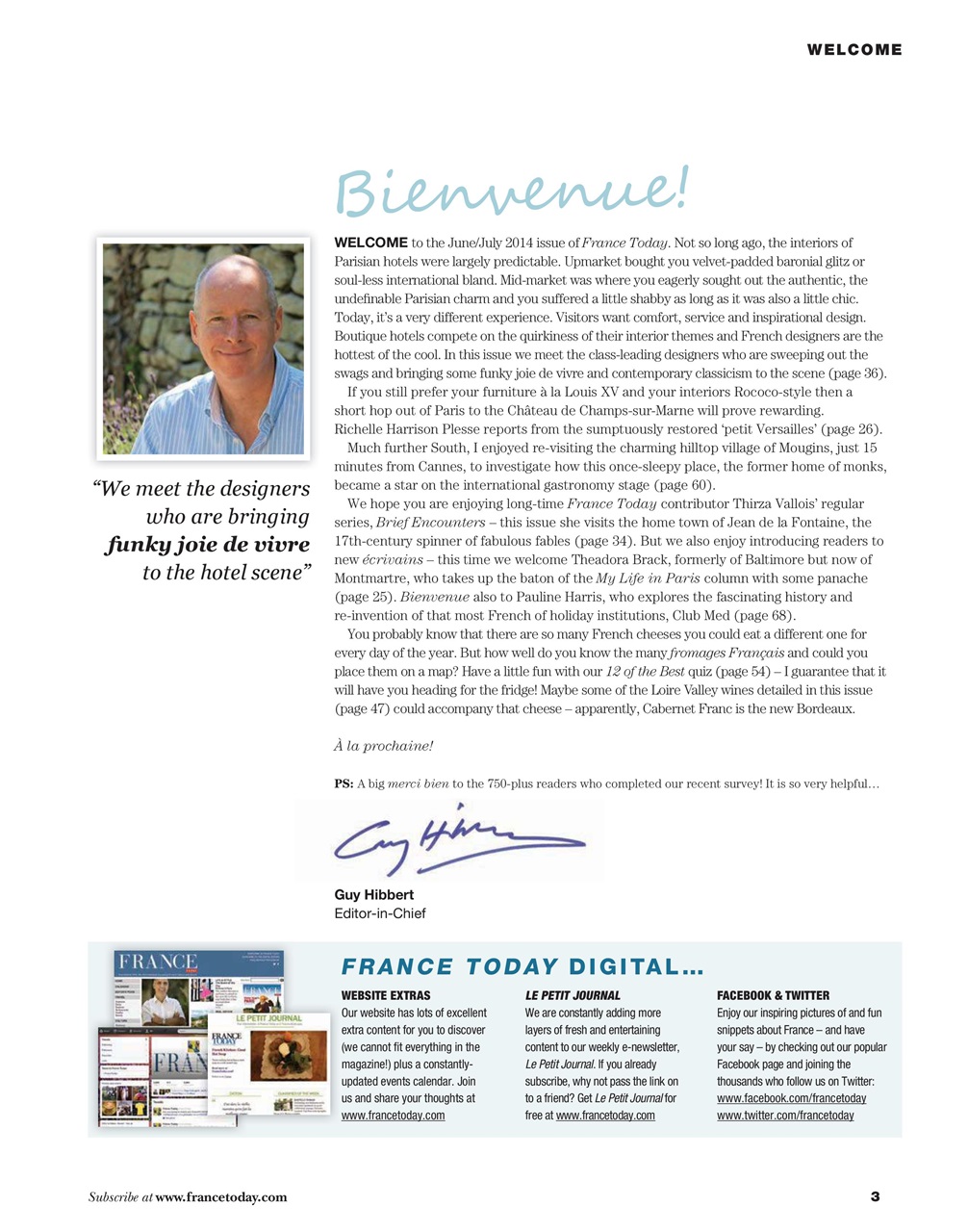 France Today Preview Pages