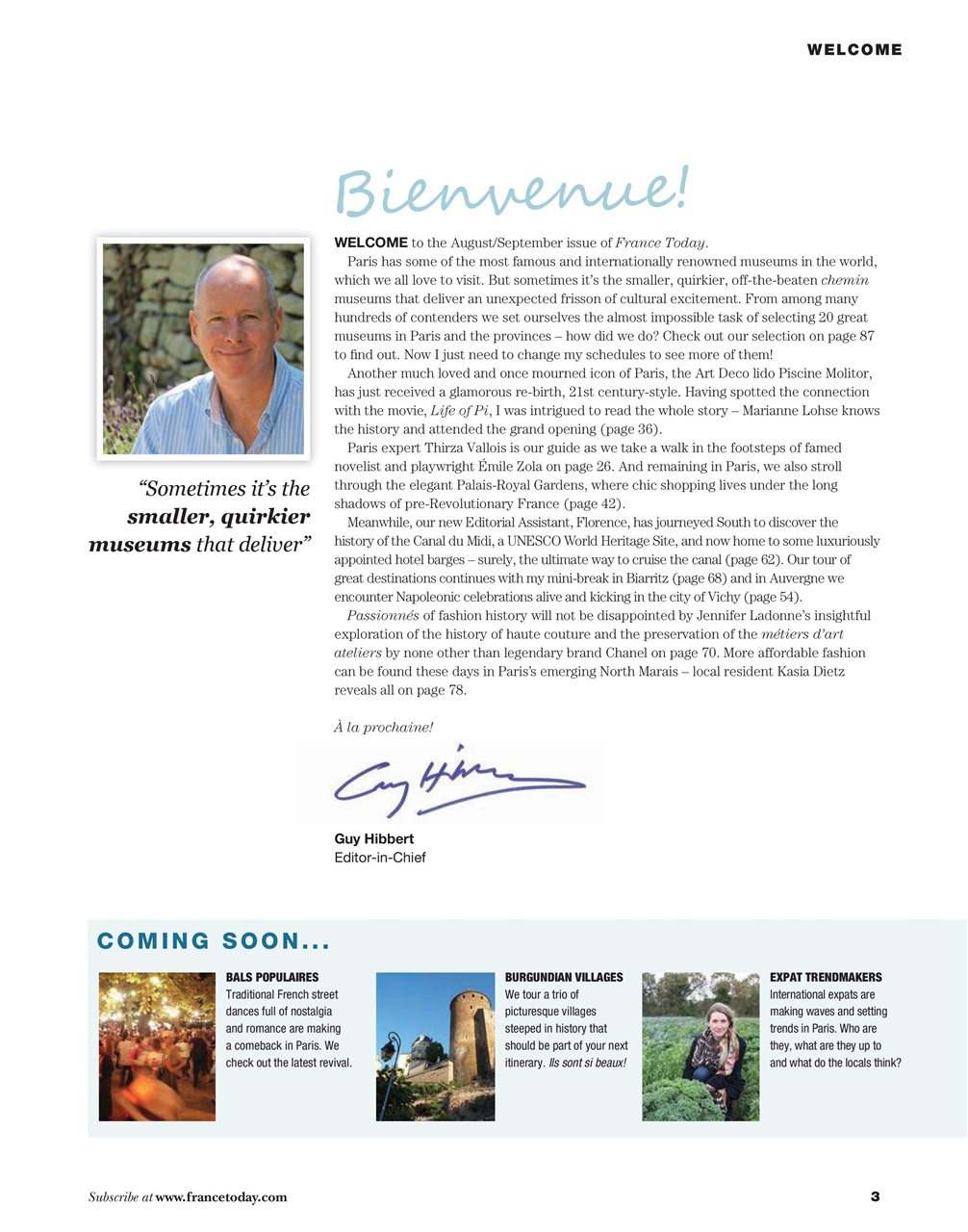 France Today Preview Pages
