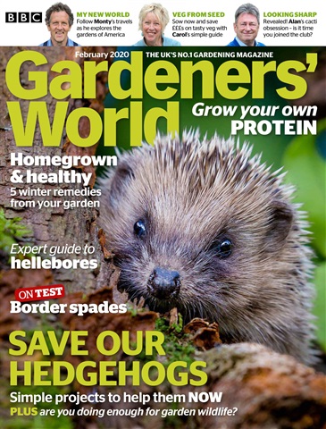 BBC Gardeners’ World Magazine issue February 2020