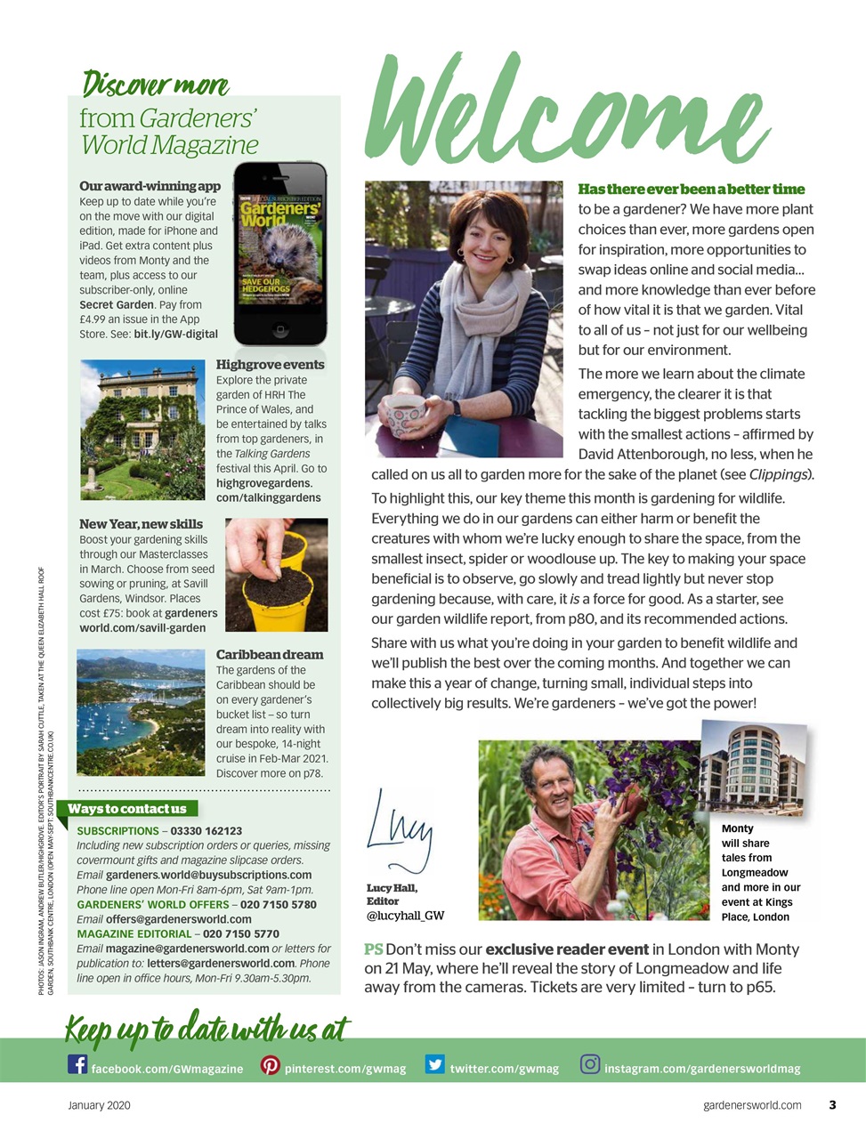 BBC Gardeners’ World Magazine Preview Pages