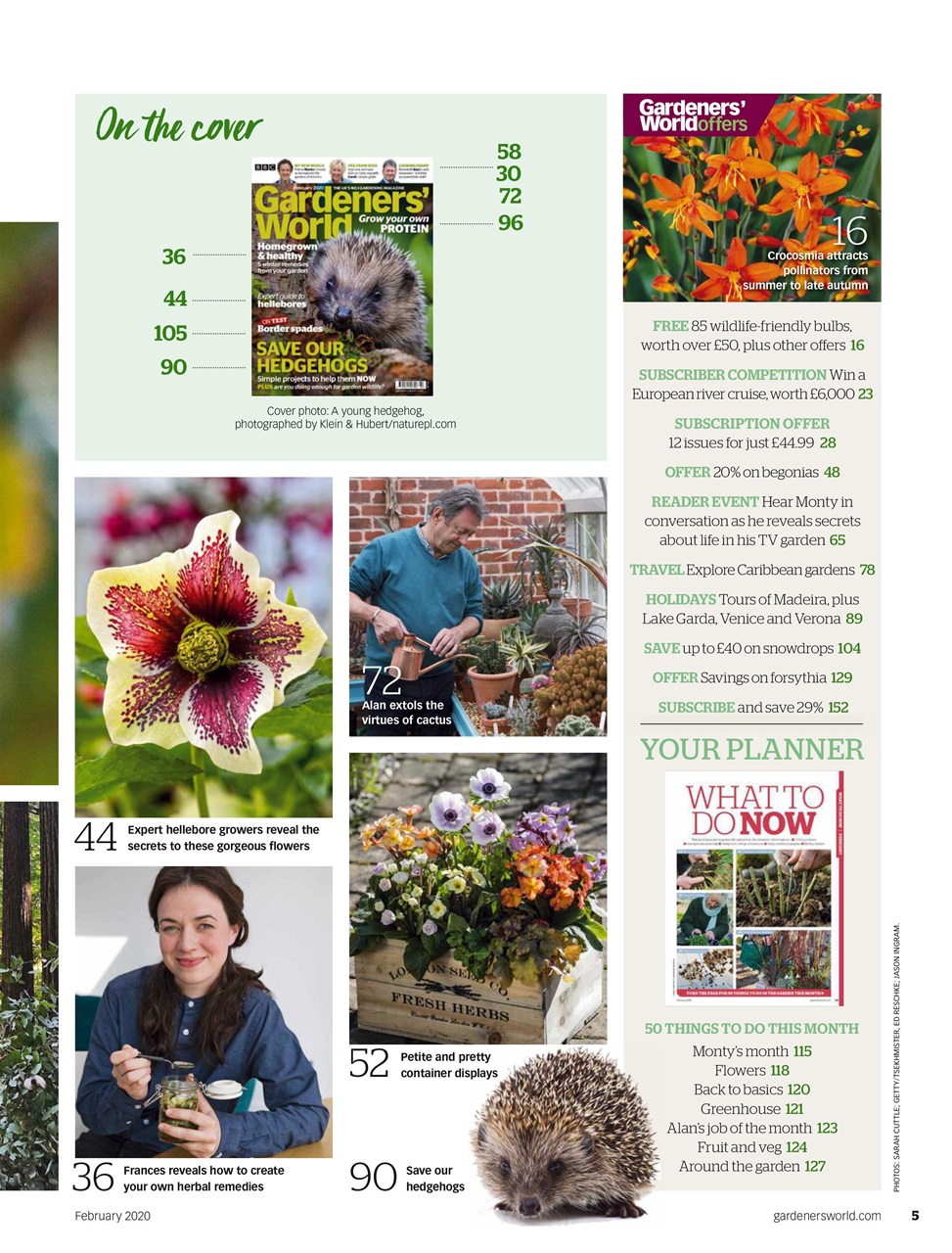 BBC Gardeners’ World Magazine Preview Pages