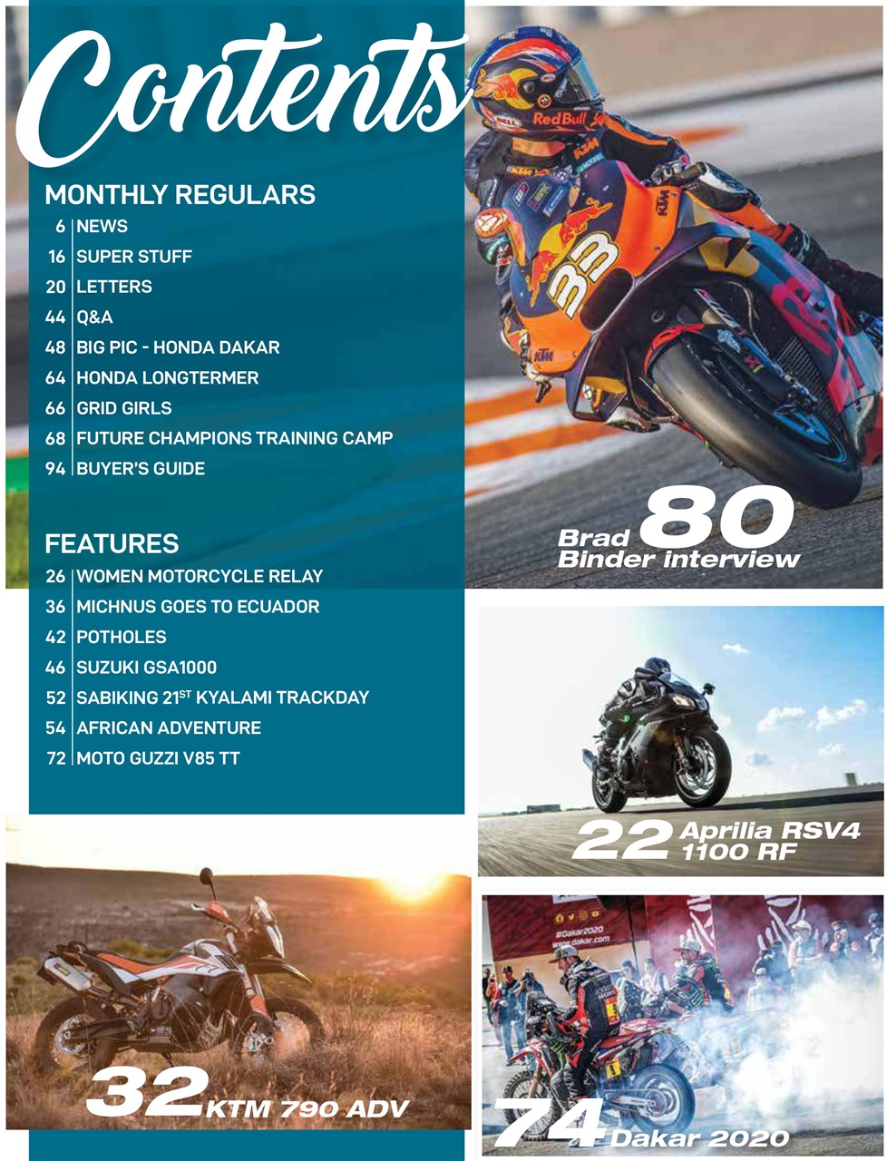 SuperBike South Africa Preview Pages
