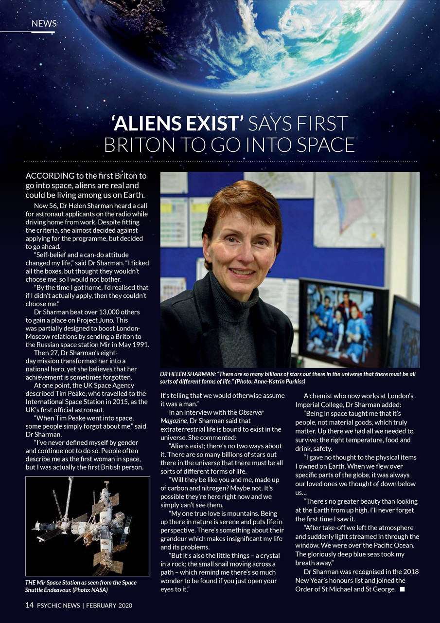 Psychic News Preview Pages