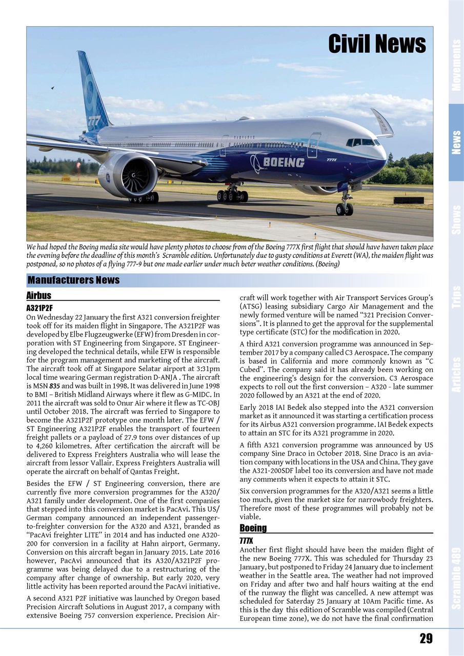 Scramble Magazine Preview Pages