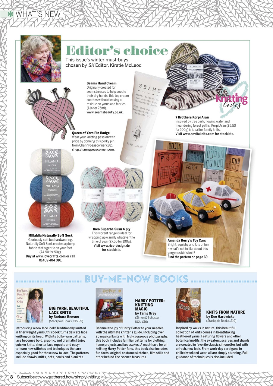 Simply Knitting Preview Pages