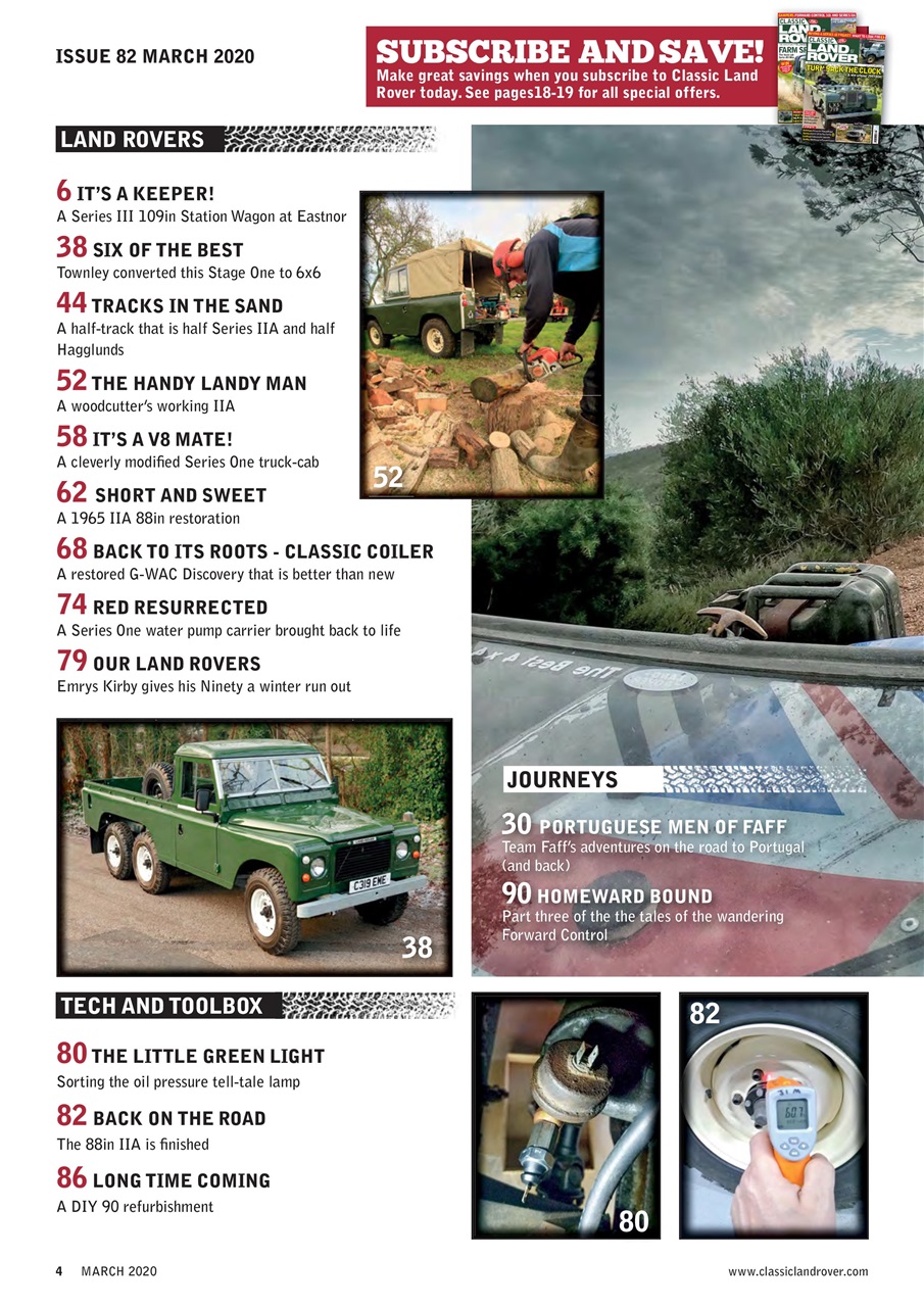 Classic Land Rover Magazine Preview Pages