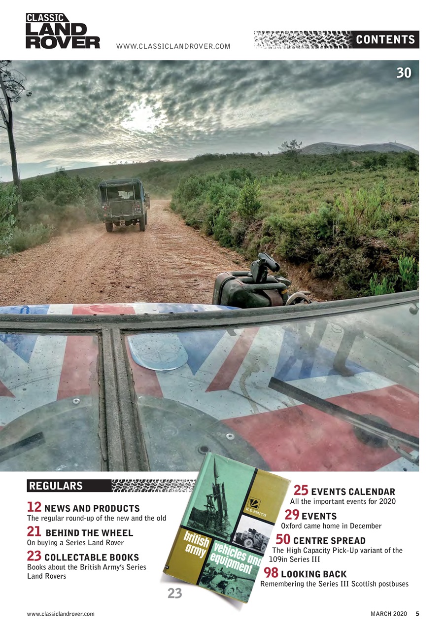 Classic Land Rover Magazine Preview Pages