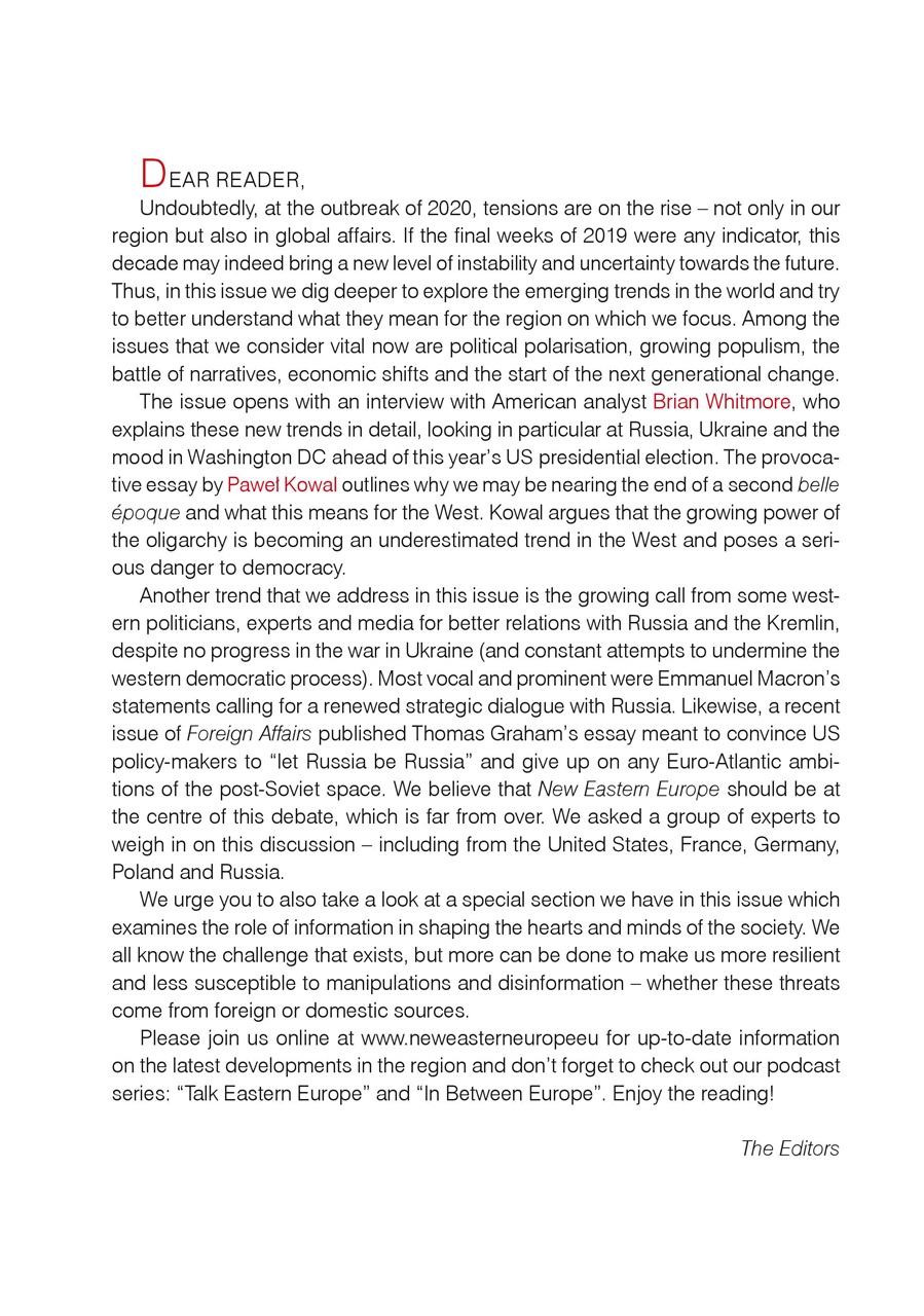 New Eastern Europe Preview Pages