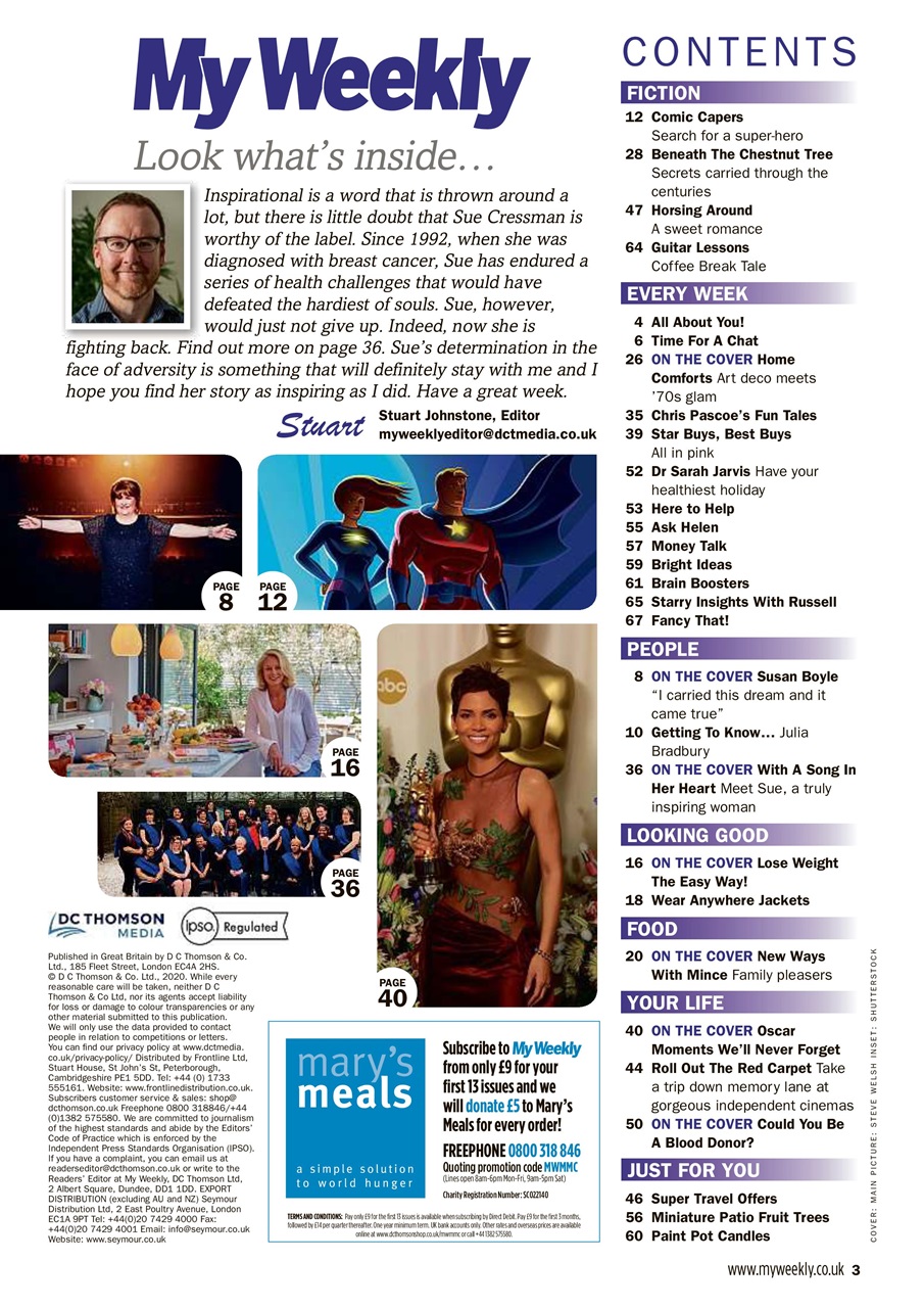 My Weekly Preview Pages