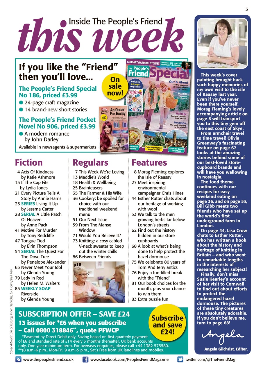 The People’s Friend Preview Pages