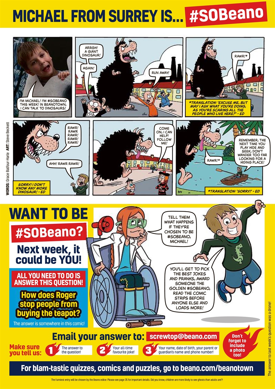 Beano Preview Pages