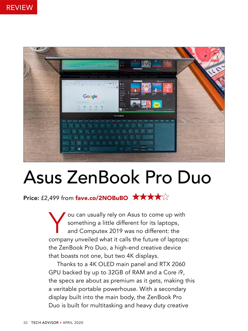 Tech Advisor Preview Pages