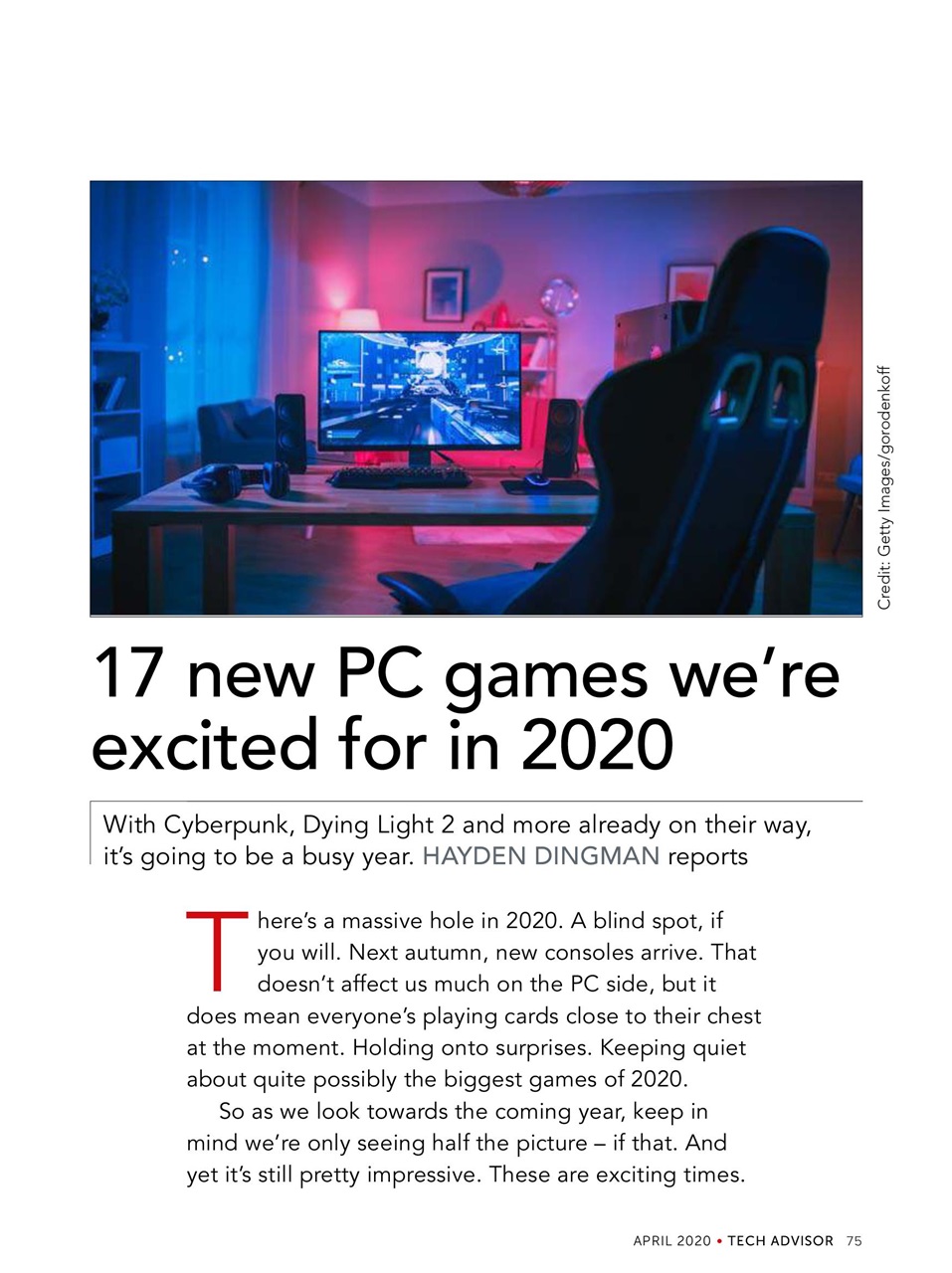 Tech Advisor Preview Pages