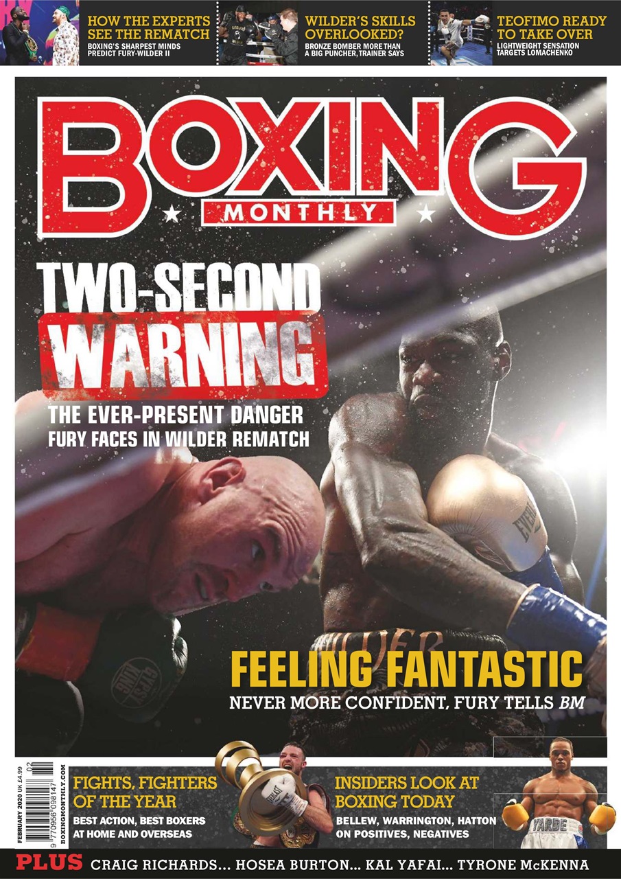 Boxing Monthly Preview Pages