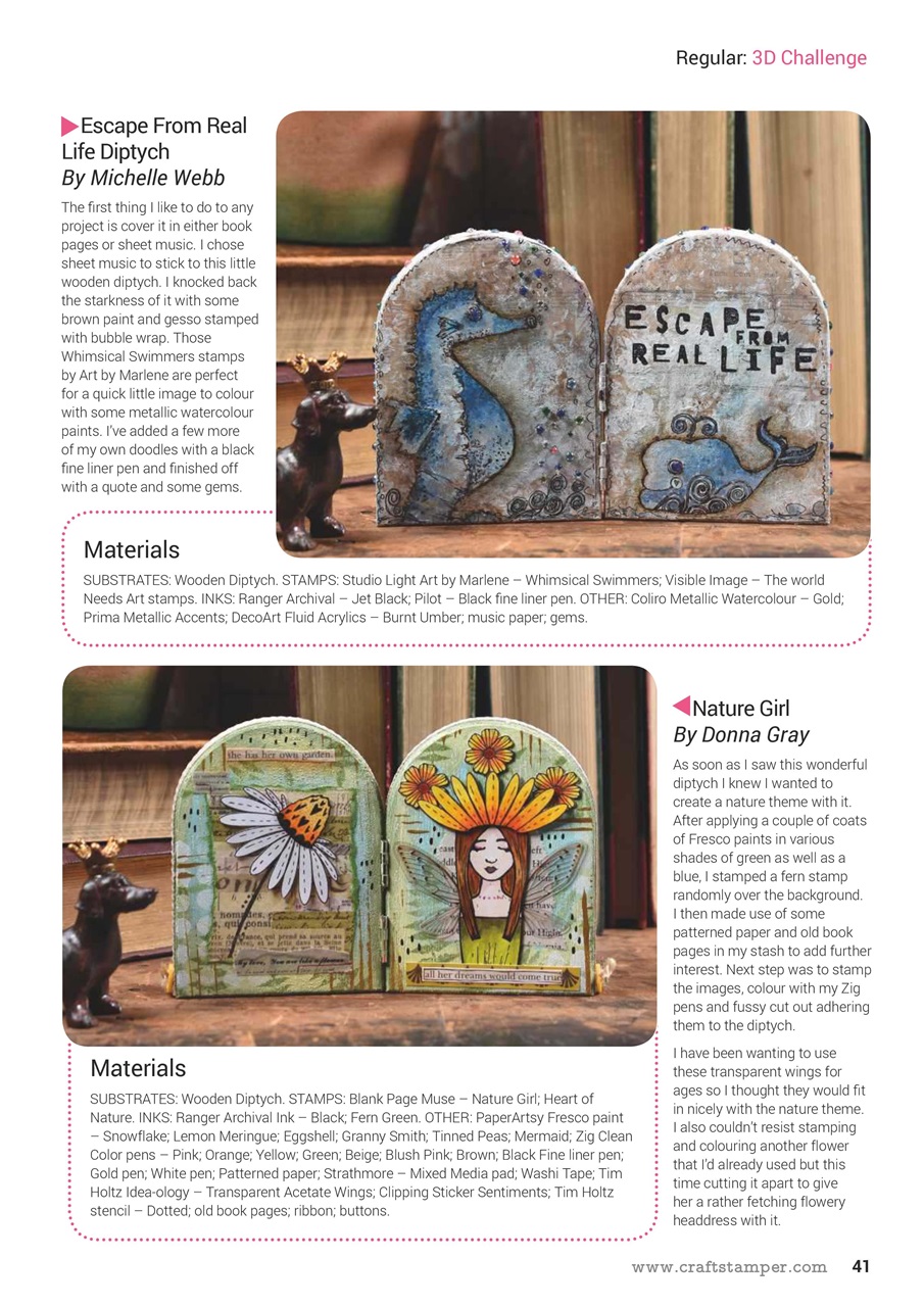 Craft Stamper Preview Pages