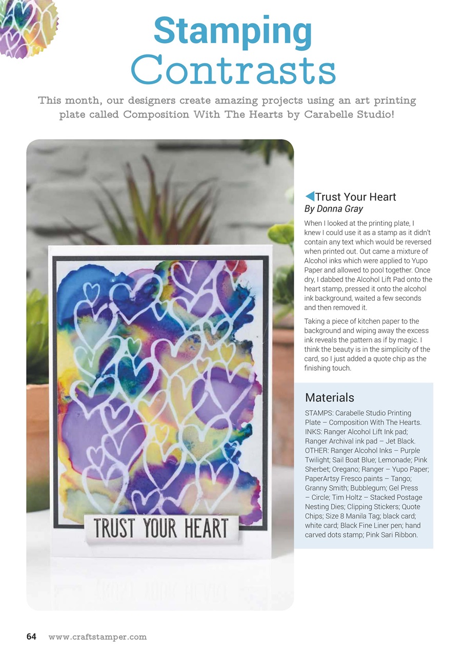 Craft Stamper Preview Pages