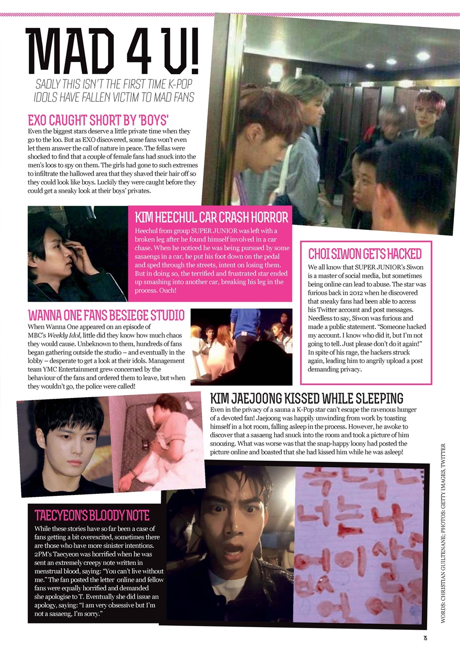 K-Pop Superstars Preview Pages